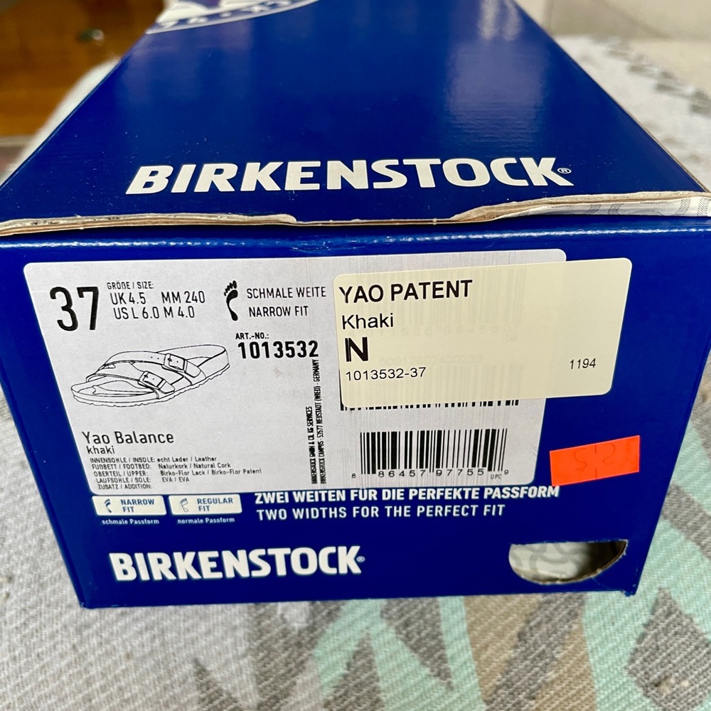 Birkenstock Yao Balance Sandals– Patent Khaki Green – 37 N - Picture 5 of 5